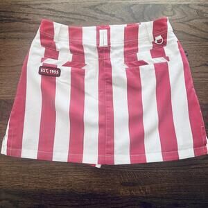 Orginal Penguin Munsingwear 7 Pink & White Golf Skirt M